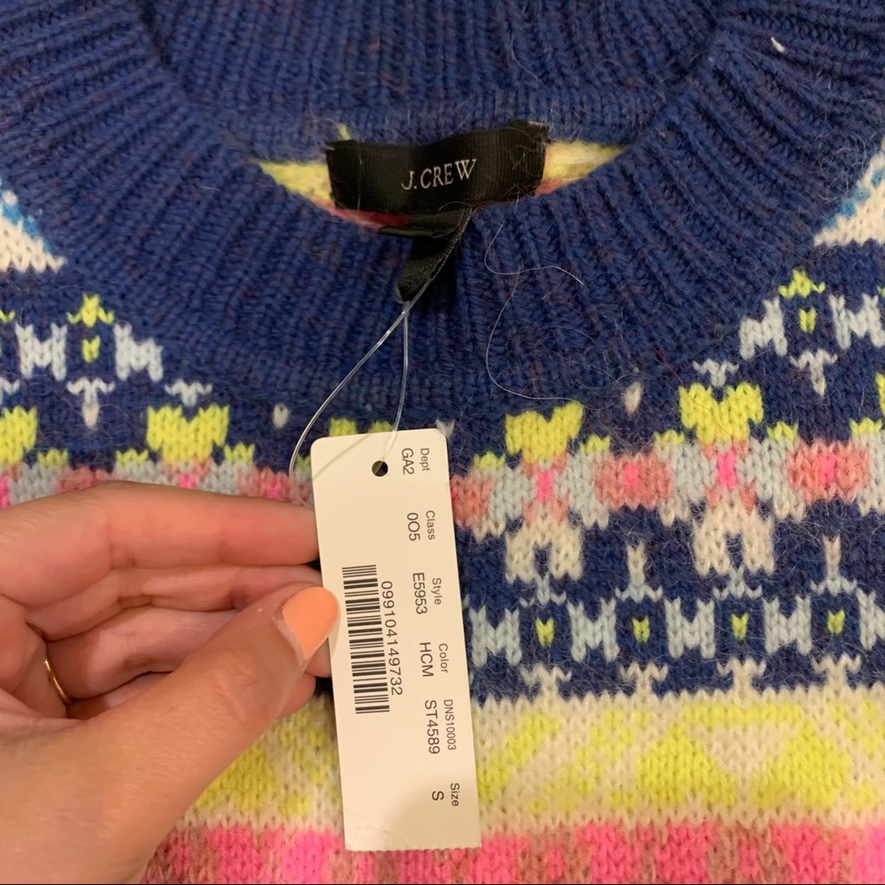 HP 🎉 NWT J Crew Wool Sweater - Picture 3 of 4